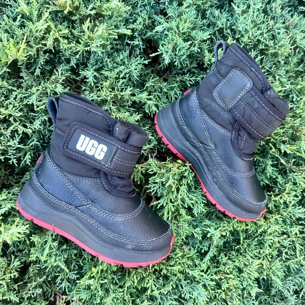 UGG Kids' Taney Weather Boots Toddler Boy Size 7 Black